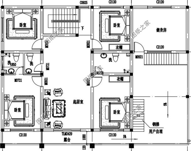 三款農(nóng)村平頂自建房效果圖，肆意享受屋頂花園，這樣的房子誰不喜歡？