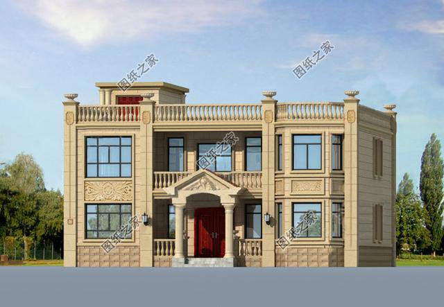 三款農(nóng)村平頂自建房效果圖，肆意享受屋頂花園，這樣的房子誰不喜歡？