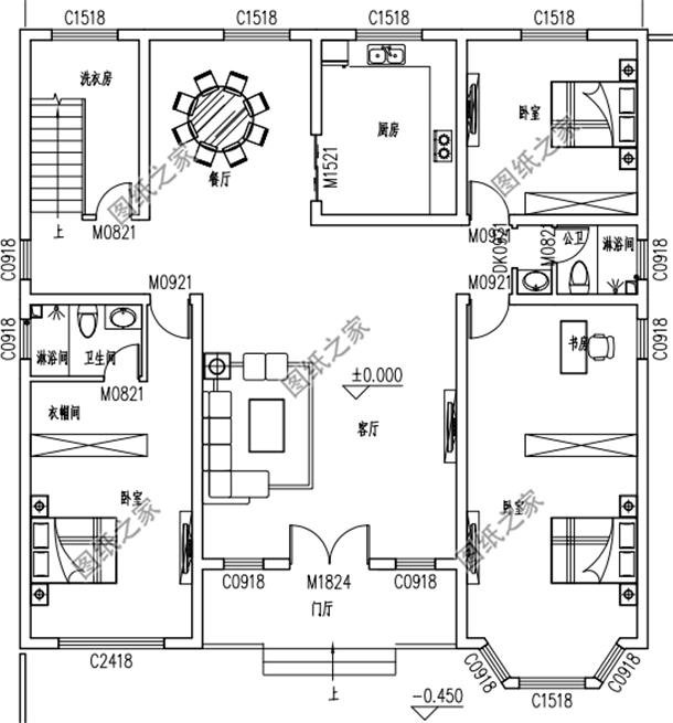 三款農(nóng)村平頂自建房效果圖，肆意享受屋頂花園，這樣的房子誰不喜歡？