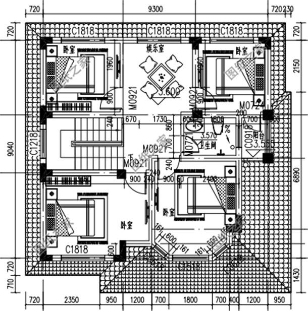 農(nóng)村簡(jiǎn)單二層別墅圖，效果圖和平面圖都有，最新推薦