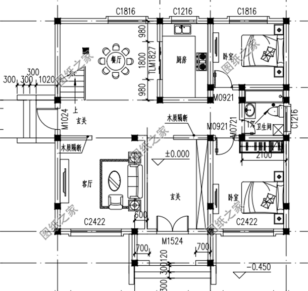 120平方米的自建房設(shè)計(jì)圖，簡直就是為農(nóng)村量身定制的