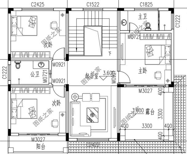120平方米的自建房設(shè)計(jì)圖，簡直就是為農(nóng)村量身定制的