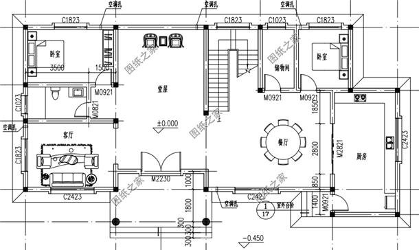 農(nóng)村自建房三層樓外觀效果圖，大氣內(nèi)部布局都無(wú)可挑剔