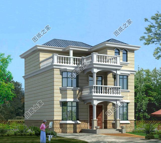 三款農(nóng)村住房設(shè)計圖，適合11米*8米的宅基地，收藏好開春就建