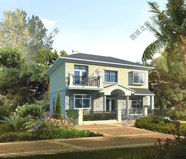 三款農(nóng)村住房設(shè)計圖，適合11米*8米的宅基地，收藏好開春就建