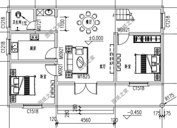 占地面積100平米二層別墅，農(nóng)村99%的人都選它
