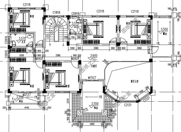 最流行現(xiàn)代簡(jiǎn)約別墅外觀圖，有效果圖和布局圖，實(shí)用是最大特點(diǎn)