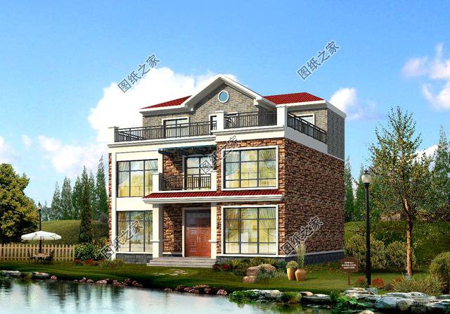 這里有農(nóng)村蓋房三層別墅設(shè)計(jì)效果圖，明天開春建房的必備