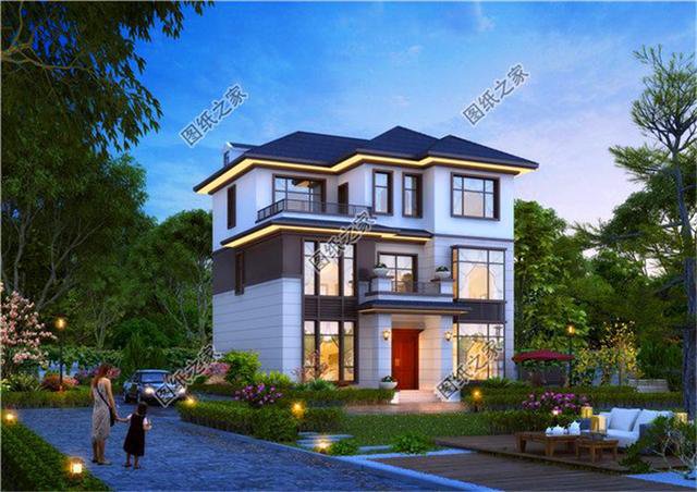 農(nóng)村簡(jiǎn)單普通三層樓房設(shè)計(jì)圖，建好了村里人都直夸好看