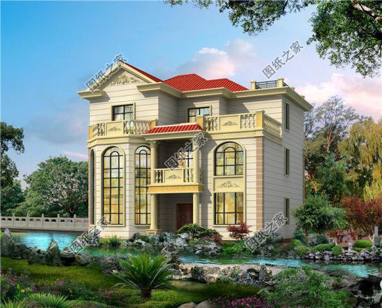 農(nóng)村二層半小戶型別墅設(shè)計圖，村里建一棟，鄰居看了都羨慕