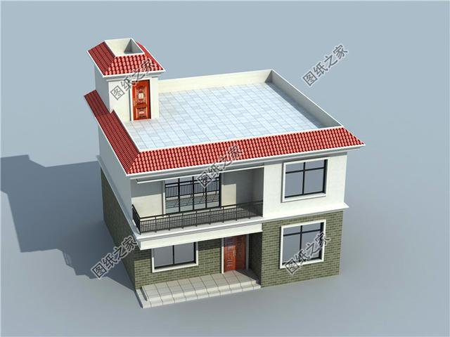 農(nóng)村90平米二層樓房設(shè)計圖，小巧精致，簡單容易建