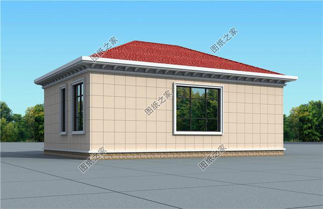 農(nóng)村一層自建房設(shè)計(jì)圖，10萬左右就能建，養(yǎng)老別墅就該這么建