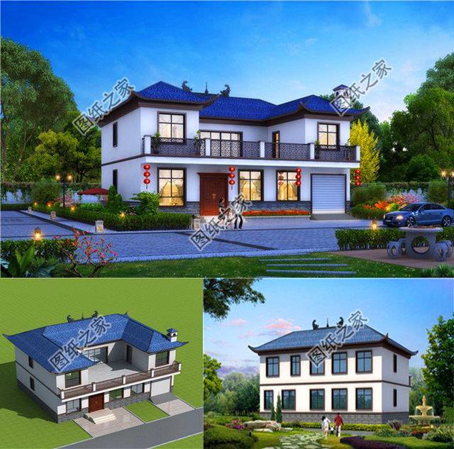 自建房16x12米設(shè)計圖紙，實用又大氣，這才是我想要的農(nóng)村生活