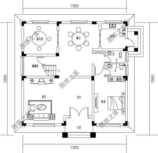 新款占地11×12米農(nóng)村自建房設計圖，最適合農(nóng)村的二層別墅，耐看又實用