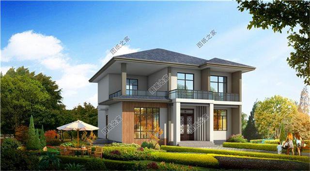 新款占地11×12米農(nóng)村自建房設計圖，最適合農(nóng)村的二層別墅，耐看又實用