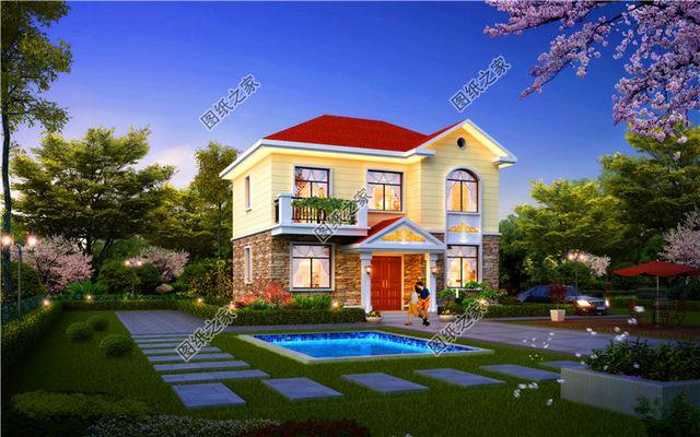 三款15萬左右的農(nóng)村別墅外觀圖，在農(nóng)村很流行，不知道大家喜歡這款戶型嗎