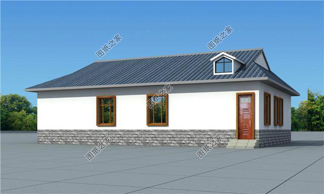 農(nóng)村4間一層平房設計圖，建房一層就夠住，總有一款適合你