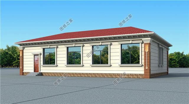 農(nóng)村4間一層平房設計圖，建房一層就夠住，總有一款適合你