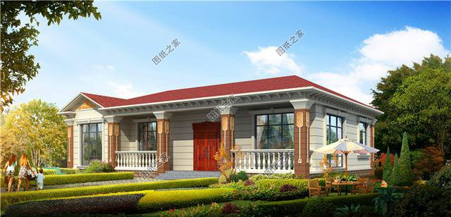 農(nóng)村4間一層平房設計圖，建房一層就夠住，總有一款適合你