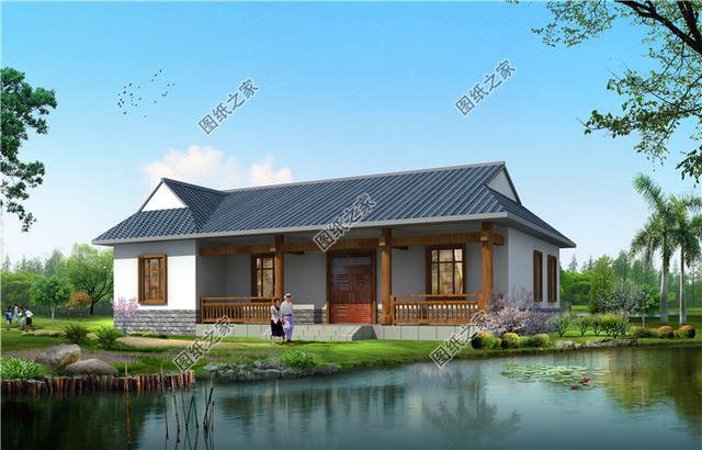 農(nóng)村4間一層平房設計圖，建房一層就夠住，總有一款適合你