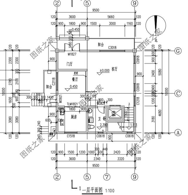 三款三層半四層別墅設計圖，超適合四代同堂的大家庭建房，多臥室設計
