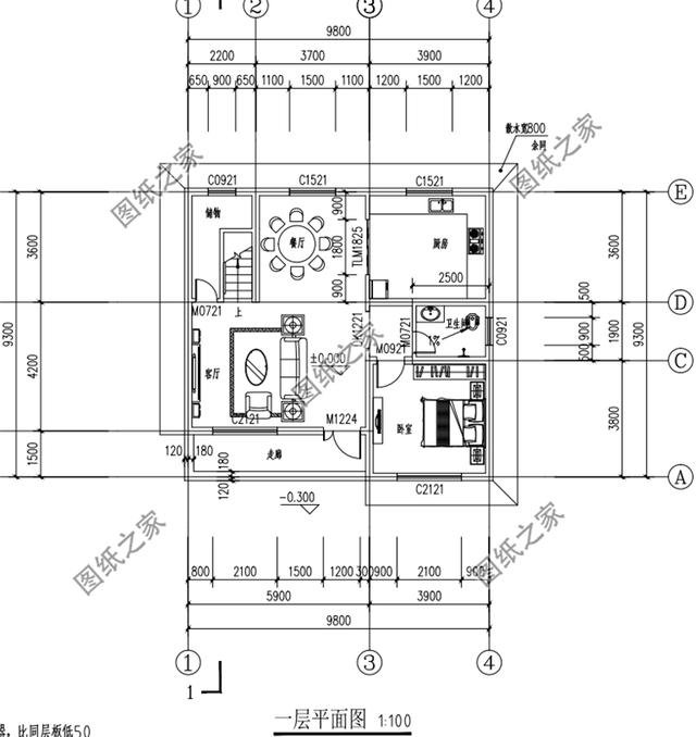 適合農(nóng)村的實用農(nóng)村二層平頂房設(shè)計圖，簡單實用接地氣