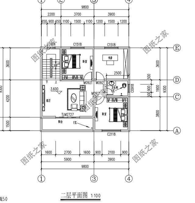 適合農(nóng)村的實用農(nóng)村二層平頂房設(shè)計圖，簡單實用接地氣