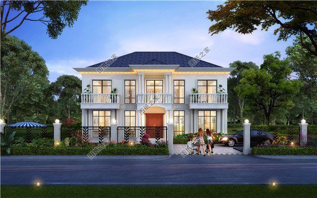 農(nóng)村自建170平二層別墅設(shè)計(jì)圖，精致美觀，建成效果好到?jīng)]朋友