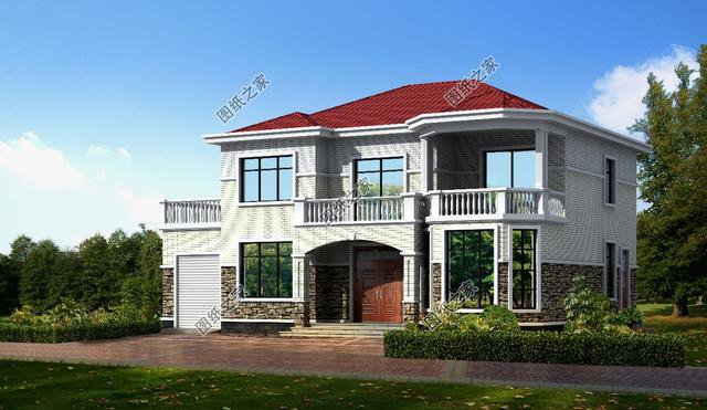 帶洗衣房的農(nóng)村二層樓房圖，性價(jià)比高不說(shuō)，父母孩子都喜歡的戶型