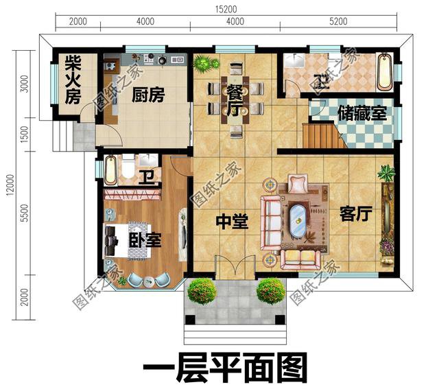 有柴火房的農(nóng)村二層別墅戶型設(shè)計(jì)，居然能這樣布局，看完收藏不吃虧