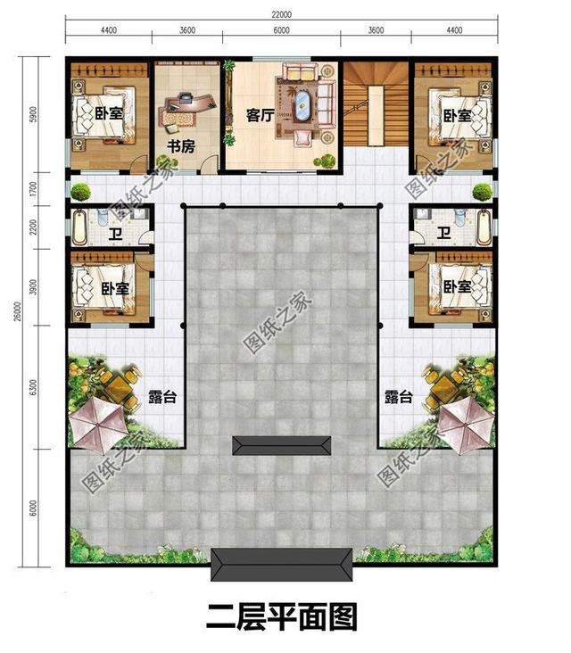 有車(chē)庫(kù)的四合院建房圖，融入現(xiàn)代生活，農(nóng)村建房還是中式好看