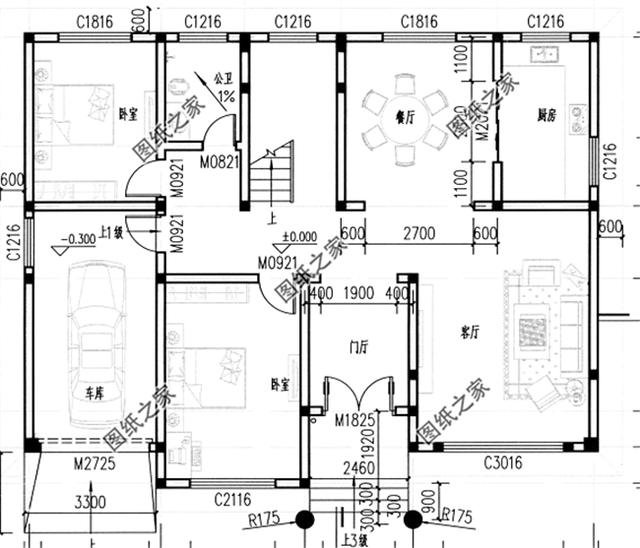 帶車庫的農(nóng)村建房圖片，農(nóng)村建房車庫必須有，實(shí)用大氣