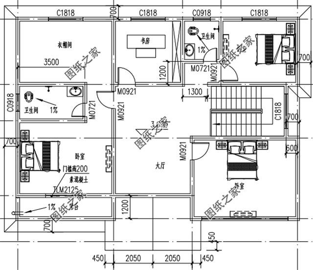 150平米左右二層別墅設(shè)計圖，農(nóng)村別墅這樣建，城市樓房一樣好看
