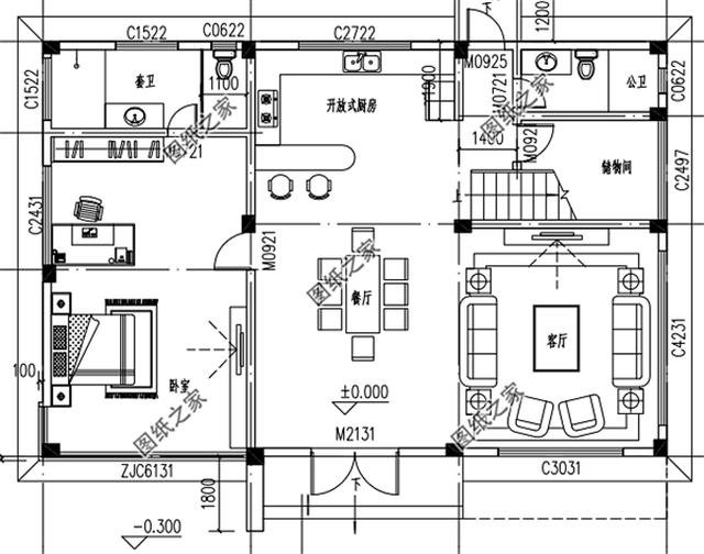 150平米左右二層別墅設(shè)計圖，農(nóng)村別墅這樣建，城市樓房一樣好看