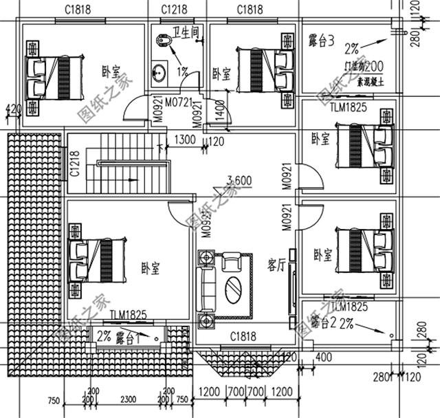 145平方房子設(shè)計(jì)圖片，簡(jiǎn)潔大方，一家人住其樂融融