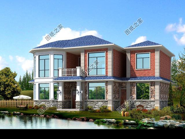 農村二層別墅最佳設計圖，我也好想住進這樣的房子里面