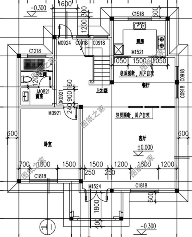 農(nóng)村三間二層房子設(shè)計(jì)圖及效果圖，簡(jiǎn)單耐看，住著舒適