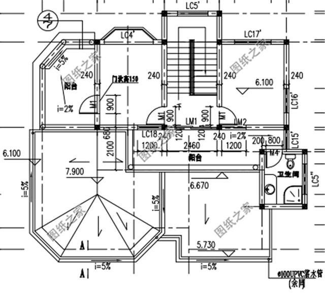 三層復(fù)式別墅戶型圖，農(nóng)村經(jīng)典戶型，全家老小都喜歡