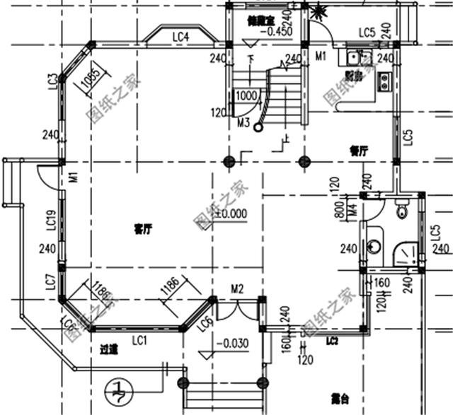 三層復(fù)式別墅戶型圖，農(nóng)村經(jīng)典戶型，全家老小都喜歡