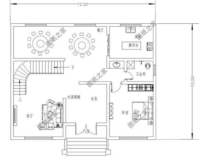 三層復(fù)式別墅戶型圖，農(nóng)村經(jīng)典戶型，全家老小都喜歡