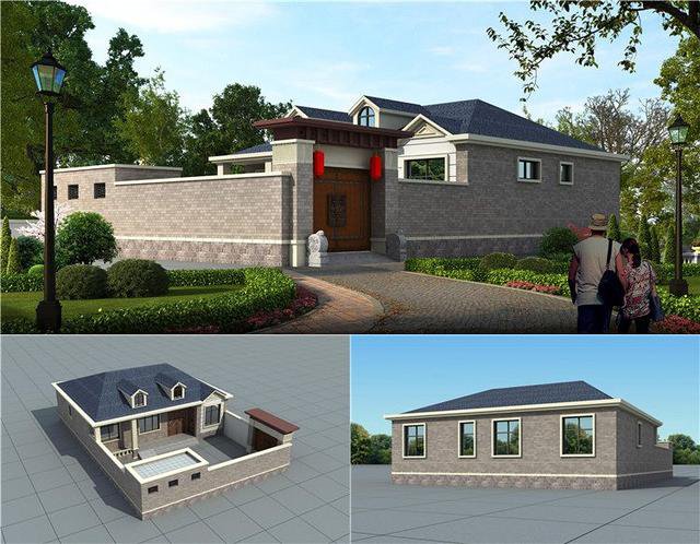 農(nóng)村建房設(shè)計(jì)效果圖，簡(jiǎn)單大方，父母住在里面都樂呵呵