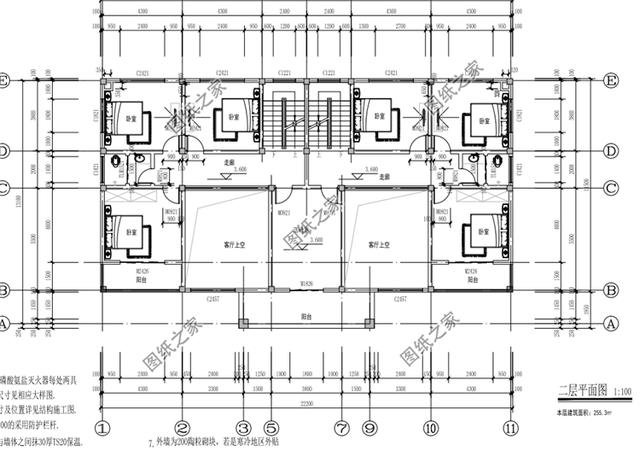 復(fù)式雙拼別墅設(shè)計(jì)圖，適合兄弟倆的房子，羨慕不來(lái)的大氣