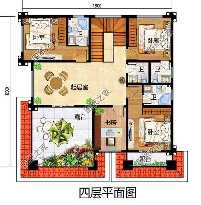 農(nóng)村三層半普通樓房外觀設(shè)計(jì)圖，農(nóng)村建房子的首選，我最喜歡第三套