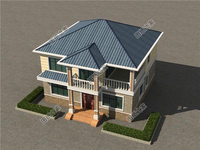 二層別墅140平米農(nóng)村自建房設(shè)計(jì)圖，外觀好看，功能齊全，看上哪款建哪款