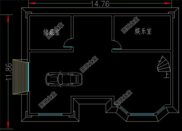 農(nóng)村帶地下室二層樓房設(shè)計(jì)圖，非常上檔次，一點(diǎn)不輸給高層