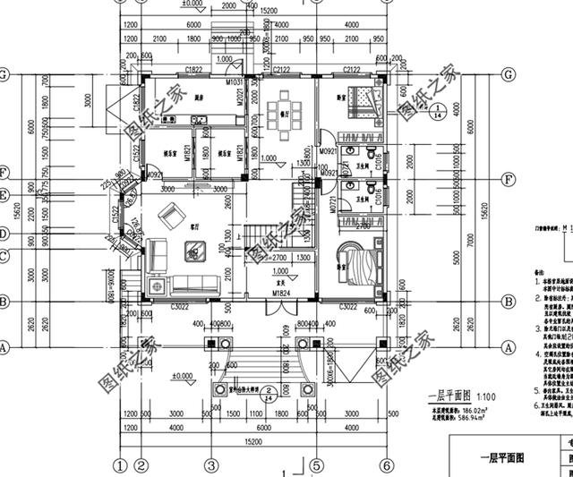 農(nóng)村帶地下室二層樓房設(shè)計(jì)圖，非常上檔次，一點(diǎn)不輸給高層