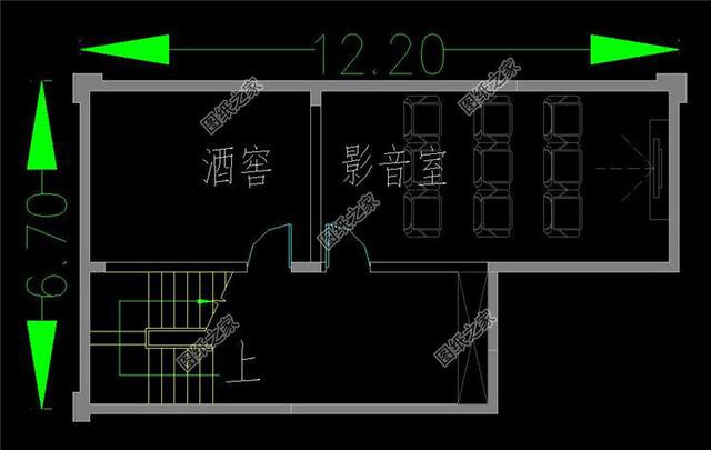 三層自建樓房帶地下室設(shè)計圖，造價不高，建一棟在村里相當(dāng)氣派