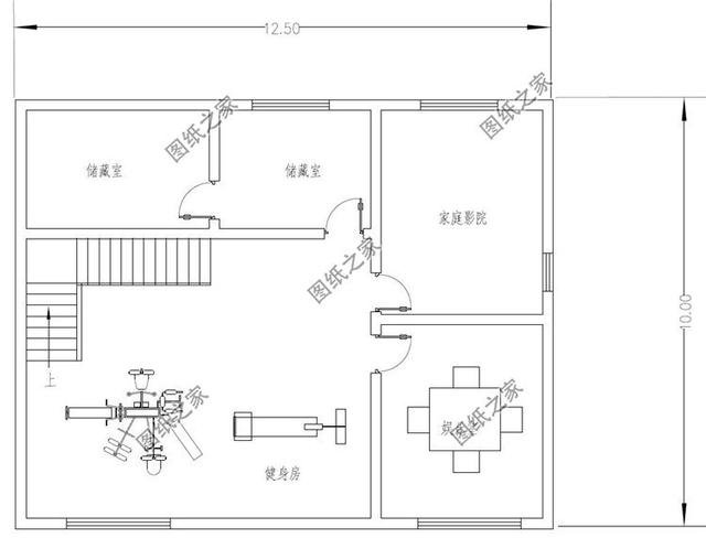 三層自建樓房帶地下室設(shè)計圖，造價不高，建一棟在村里相當(dāng)氣派