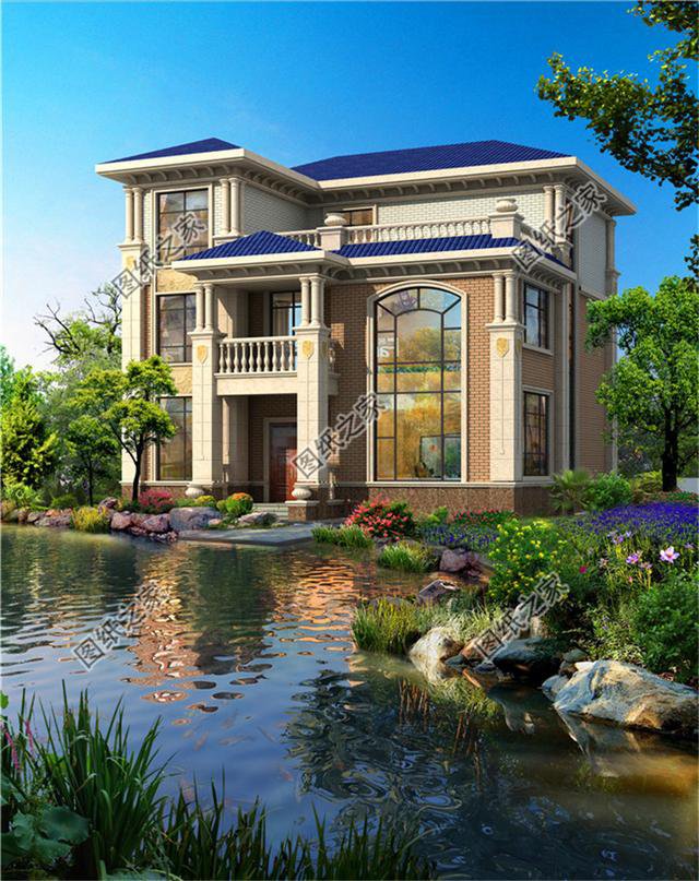 農(nóng)村普通三層樓房平面圖，第一款帶車庫，第三款最實用