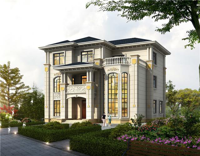 現(xiàn)代獨(dú)棟三層別墅設(shè)計(jì)圖，年輕人的最愛，建好絕對(duì)滿意